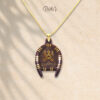 Gold Coconut Shell Kulo Style Pendant