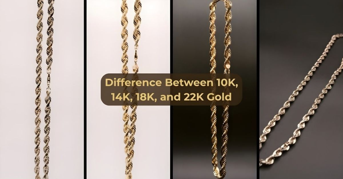 Difference Between 22K, 18K, and 14K Gold Jewellery